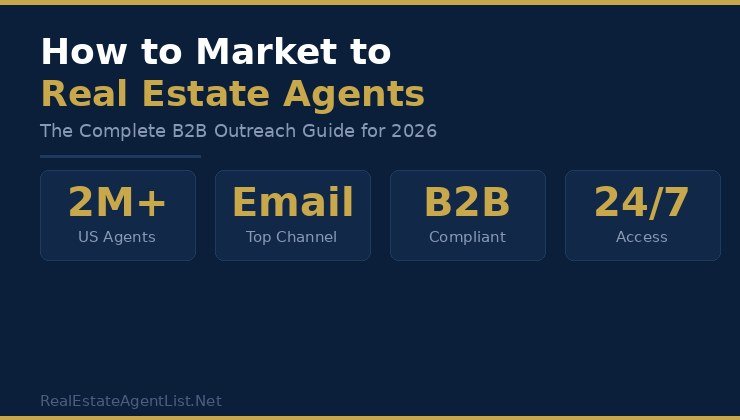How to market to real estate agents - B2B outreach guide